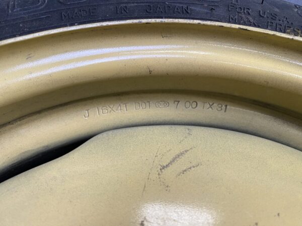 Spare tyre for TOYOTA BB NCP31 temper tyre Space saver With Screw - Image 3