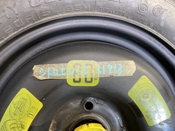 Spare tyre for CITROEN C3 temper tyre Space saver With Screw - Image 2