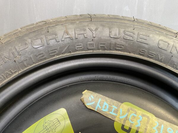 Spare tyre for CITROEN C3 temper tyre Space saver With Screw - Image 4