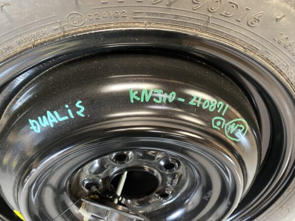 Spare tyre for NISSAN DUALIS KJ10 temper tyre Space saver With Screw - Image 2