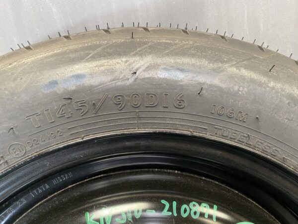 Spare tyre for NISSAN DUALIS KJ10 temper tyre Space saver With Screw - Image 4