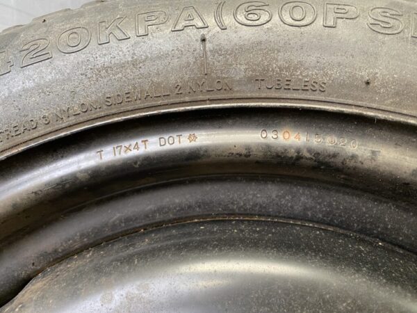 Spare tyre for SUBARU FORESTER SJ5 temper tyre Space saver With Screw - Image 3