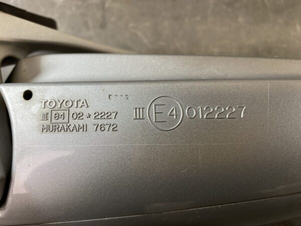 TOYOTA MARKX GRX120 GRX121 GRX125 Genuine Door Mirror / MURAKAMI 7672 / 012227 / Right Side x1 - Image 4