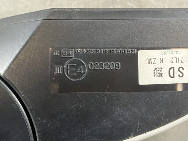 SUZUKI SWIFT ZC72S ZD72S Genuine Door Mirror / ISHIZAKI 531 / 023209 / Right Side x1 - Image 4