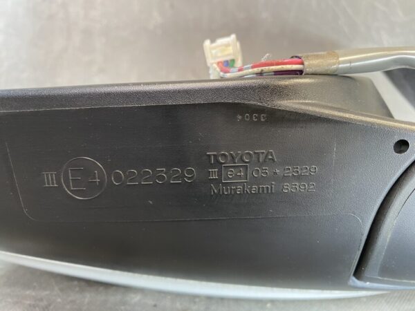 TOYOTA SIENTA NCP81 NCP85 Genuine Door Mirror / MURAKAMI 8392 / 022329 / Left Side x1 - Image 5