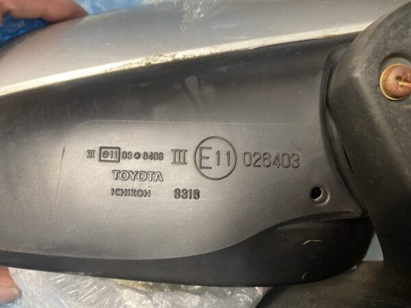TOYOTA VITZ SCP90 KSP90 NCP90 NCP91 NCP95 Genuine Door Mirror / ICHIKOH 8316 / Right Side x1 - Image 5
