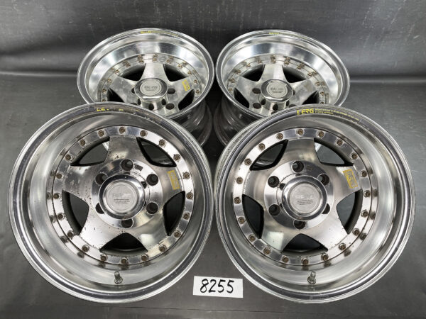 BRIDGESTONE BERG S4 3 piece With Center Caps 15x8.5j -33 6x139.7 CB:107 x4 » JDM-PARTS NZ