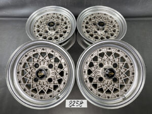 DUNLOP T-E MESH 3 piece with Center Caps 14x5.5j +12 4x120 CB:76 x4