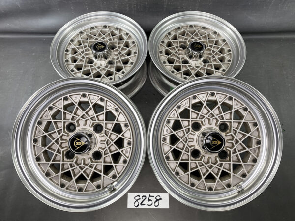 DUNLOP T-E MESH 3 piece with Center Caps 14x5.5j +12 4x120 CB:76 x4 » JDM-PARTS NZ