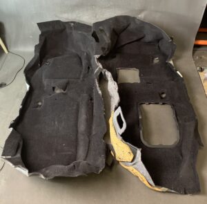 NISSAN R35 GT-R Floor Trimming Carpet BLACK 74902-JF00A