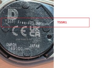 SUZUKI Remote KEY Fob Transmitter 2 Buttons T55R1 433Mhz For NZ NEW Suzuki Jimny SX4-2