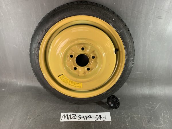 Space saver MAZDA Premacy, AXELA T115/70D15 Temper tyre With Screw 　 TEMP-MAZ-5X114-54 » JDM-PARTS NZ