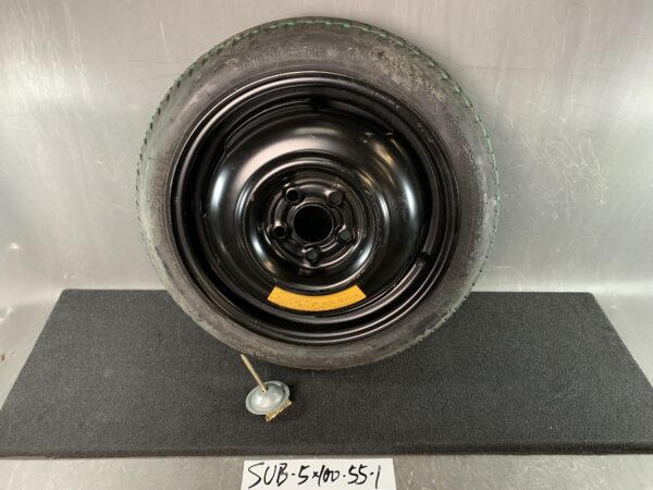 Space saver SUBARU IMPREZA GG Temper tyre With Screw T125/70D15 TEMP-SUB-5X100-55 » JDM-PARTS NZ
