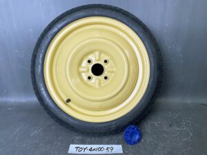 Spare tyre for TOYOTA AQUA, YARIS, VITZ, HYBRID, SPADE Temper tyre Space saver With Screw 　