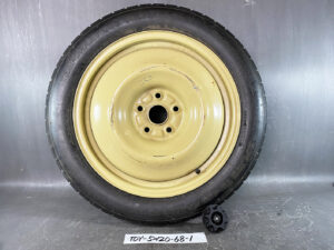 Space saver LEXUS LS460 LS600h HYBRID 5x120 Temper tyre With Screw T155 / 70D18
