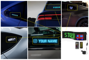 Car window ,luminous ,sticker ,CAR ,window ,luminous, sticker LED ,Flexible, Soft ,Screen, Light ,Car Sign, LED Matrix Pixel ,Panel, Multilingual, APP ,Programmable ,DIY ,Scrolling, Advertising ,Signs, Flexible ,USB , LED ,Car Display
