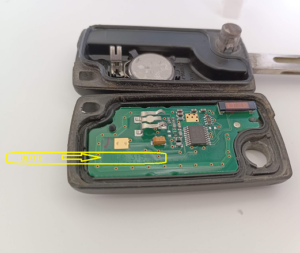 Peugeot Citroen Remote KEY Fob / Transmitter remote 2 Buttons 315 Mhz ULP315-0536 ( Unlocked)