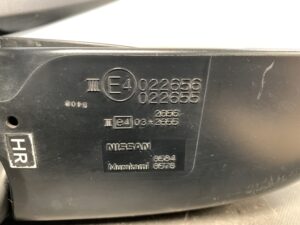 NISSAN NV350 CARAVAN E26 Genuine Door Mirror / 022656 022655 / MURAKAMI 8584 8578 / Right Side x1