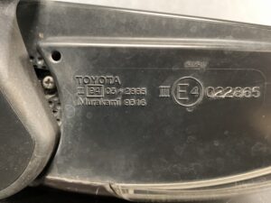 TOYOTA IQ KGJ10 NGJ10 Genuine Door Mirror with Indicator Murakami 9316 / MITSUBA 30-342 Right Side x1