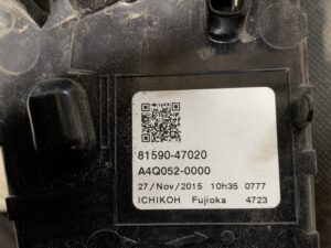 TOYOTA PRIUS ZVW50 Genuine Taillight ICHIKOH 47-78 Left Side x1