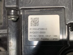 TOYOTA PRIUS ZVW50 Genuine Taillight ICHIKOH 47-87 47-77 Right Side x1