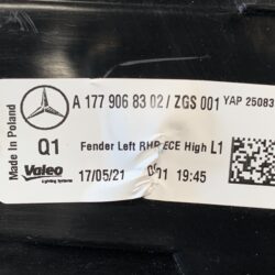 Mercedes-Benz A-Class Genuine Taillight 177 906 83 02 / ZGS 001 Left Side x1