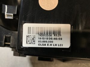 BMW MINI XRJCWM Genuine Taillight 03.699.000 Left Side x1