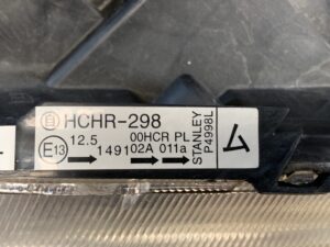 MAZDA PREMACY CREW Genuine Headlight STANLEY P4998L Left Side x1