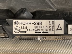 MAZDA PREMACY CREW Genuine Headlight STANLEY P4998R Right Side x1