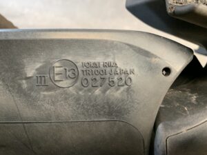 TOYOTA AQUA NHP10 Genuine Door Mirror with Indicator / 027520 / TOKAI RIKA TR1001 /Left Side x1