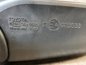 TOYOTA PORTE / SPADE NSP140 NCP141 NCP145 Genuine Door Mirror / MURAKAMI 9910 / Right Side x1