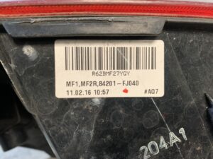 SUBARU Impreza XV GP GP2 GP3 GP6 GP7 Genuine Taillight / MOBIS FAM924-02 / Right Side x1