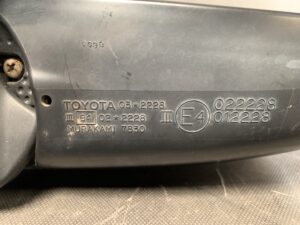 DAIHATSU COO M401S Genuine Door Mirror MURAKAMI 7830 / 8532 Right Side x1