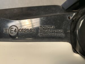 TOYOTA ESTIMA ACR30 Genuine Door Mirror with Indicator Murakami 6880 / 6876 Left Side x1