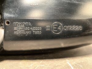 TOYOTA PORTE NNP10 Genuine Door Mirror / MURAKAMI 7830 /8112 / Right Side x1