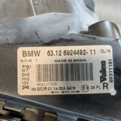 BMW 1 Series Genuine HID Headlight Valeo 63.12 6924492-11 Right Side x1