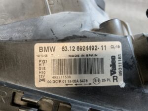 BMW 1 Series Genuine HID Headlight Valeo 63.12 6924492-11 Right Side x1