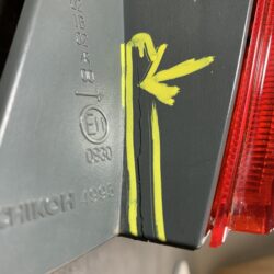 （亀裂）HONDA FIT JAZZ GD2 Genuine Taillight ICHIOH 4995 Right Side x1