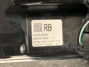 TOYOTA RAV4 AXAH54 Genuine Taillight ICHIKOH 42-97 Right Side x1