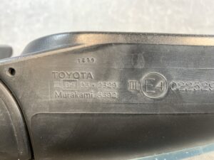 TOYOTA SIENTA NCP81 Genuine Door Mirror with Indicator KOITO 52-158 Murakami 8392 / 7746 7758 Right Side x1