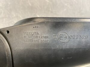 TOYOTA SIENTA NCP81 Genuine Door Mirror with Indicator KOITO 52-158 Murakami 8392 / 7746 7758 Right Side x1
