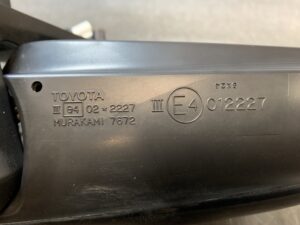 TOYOTA WISH ZNE10 Genuine Door Mirror MURAKAMI 7672 / 7715 L Left Side x1