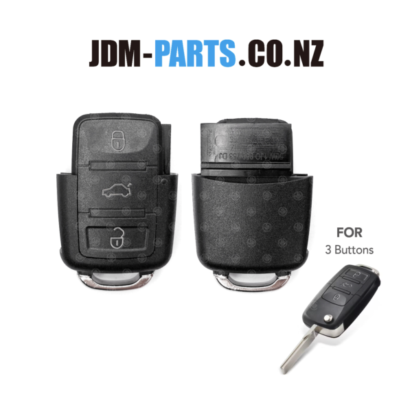 VW Volkswagen REMOTE KEY Shell Transferable / Replacement shell 3 Buttons for 1J0 959 753 » JDM-PARTS NZ