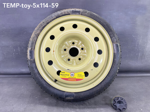 Space saver TOYOTA ALTEZZA COROLLA RUMION NOAH VOXY AURIS BLADE Temper tyre With Screw » JDM-PARTS NZ