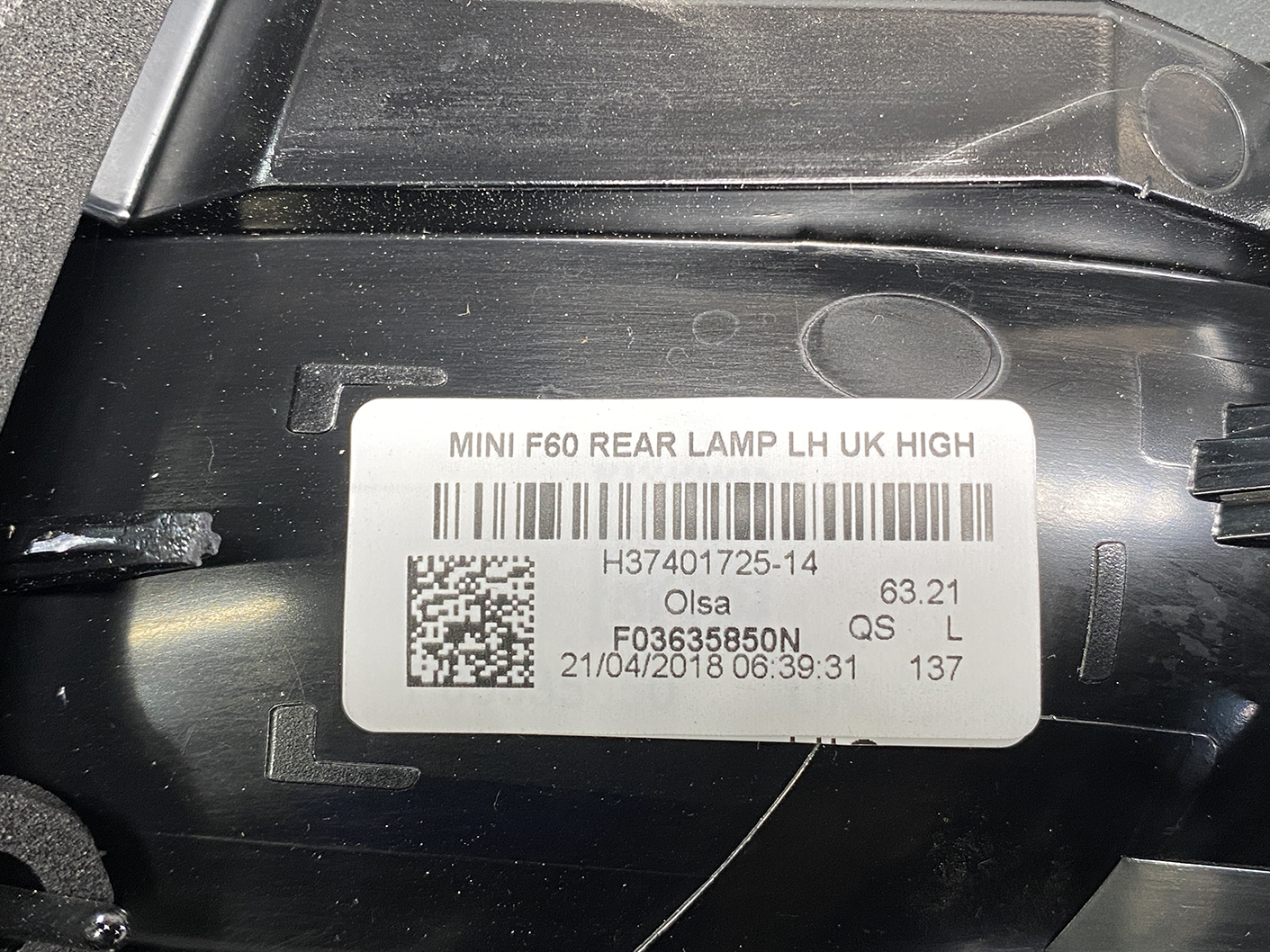 BMW MINI F60 R60 COUNTRYMAN Genuine Taillight H37401725 Left Side x1 - Image 5
