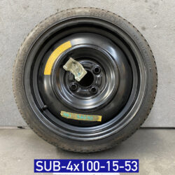 Space saver SUBARU STELLA RN1 Temper tyre With Screw