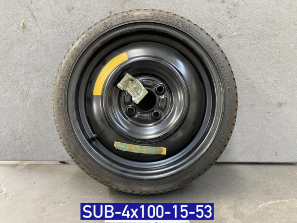 Space saver SUBARU STELLA RN1 Temper tyre With Screw