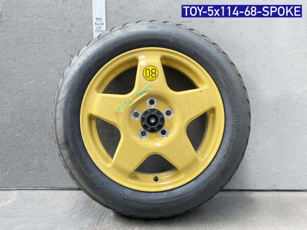Space saver LEXUS IS GS TOYOTA ALPHARD VELLFIRE C-HR YARISCROSS PRIUS HYBRID Temper tyre With Screw