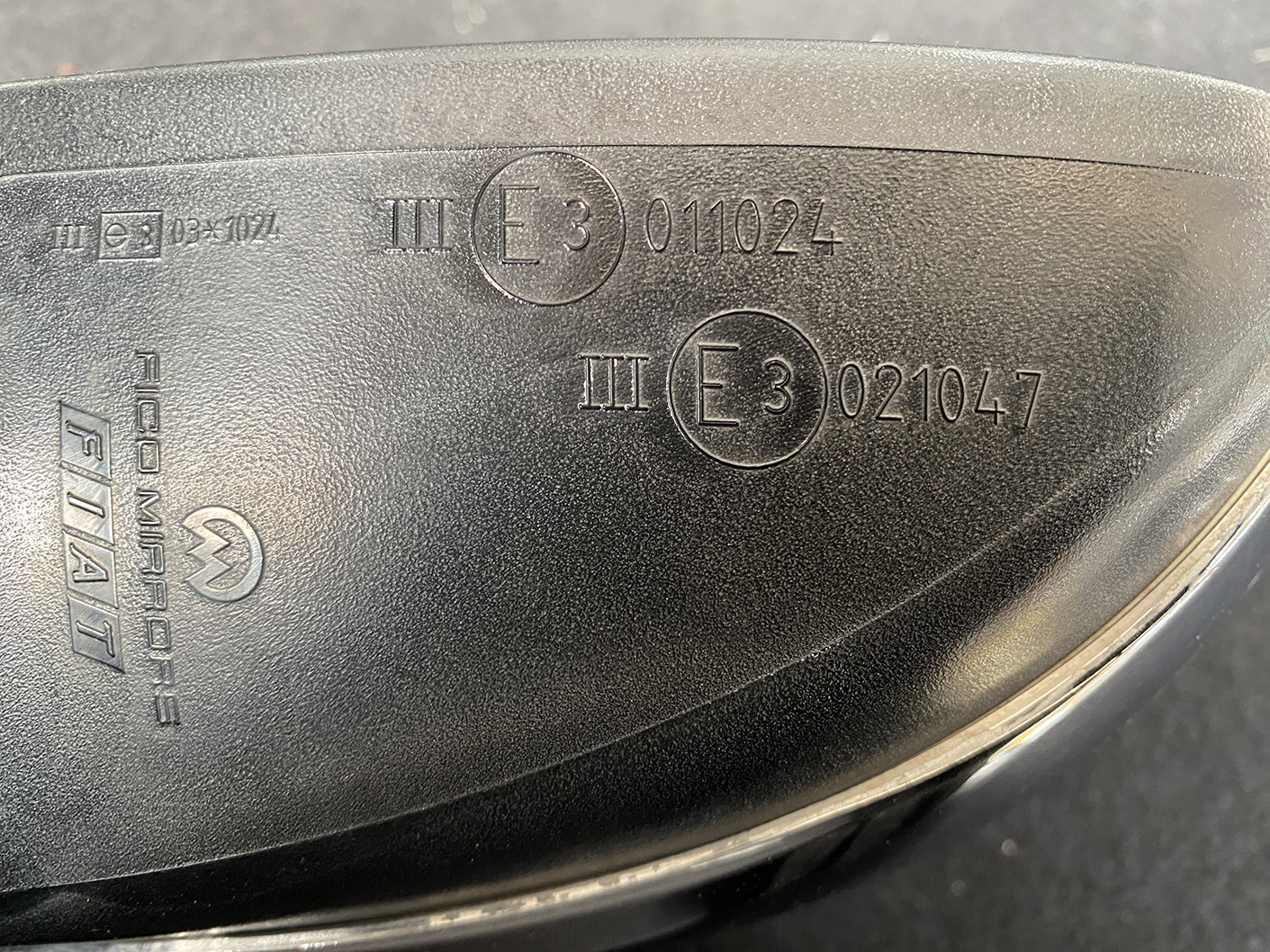 FIAT 500 500C ABARTH 595 Genuine Door Mirror 011024 021047 Right Side x1 - Image 8