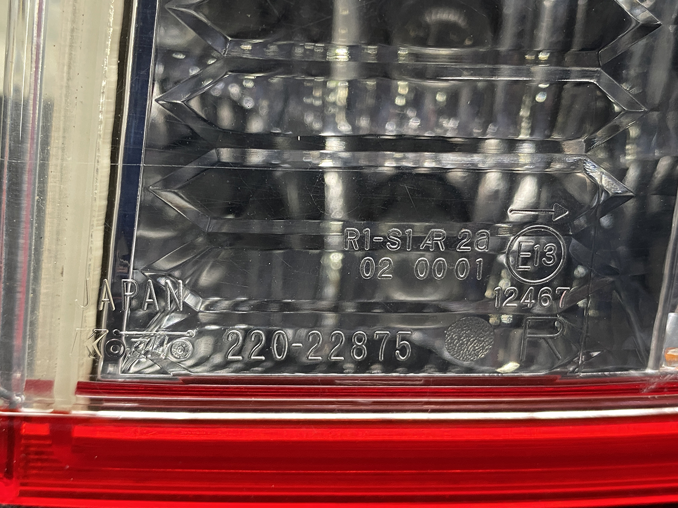 HONDA INSIGHT ZE2 Genuine Taillight KOITO 220-22875 Right Side - Image 6